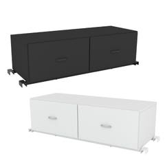 Pipeline Retail System Base Cabinets for Freestanding Merchandising Unit - Black or White